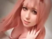 Sexy Big Boobs Cosplayer Rosa Haar
